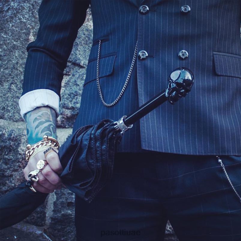 مظلة | 478 7079-8 w33ne - مظلة جمجمة سوداء PASOTTI Z446V74